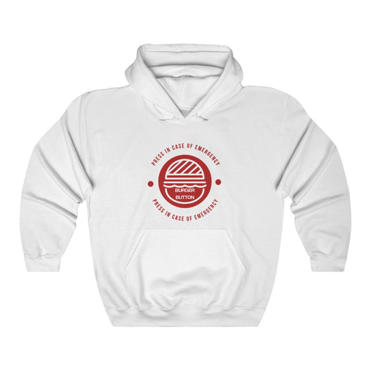 'Burger Button' Unisex Hoodie